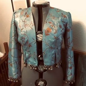 Chinois-style Cropped Jacket